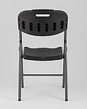 Стулья складные Stool Group банкетный Кейт черный, пластик, металлический каркас, фото 7