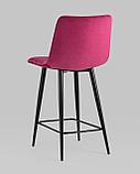 Стул полубарный Stool Group Джанго велюр винный высота сиденья 60 см, фото 6