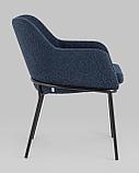 Стул Stool Group Кози ткань букле синий, фото 3