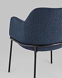 Стул Stool Group Кози ткань букле синий, фото 7