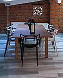 Стул пластиковый Stool Group Masters (Мастерс) черный с декорированной спинкой ножки пластик, фото 3
