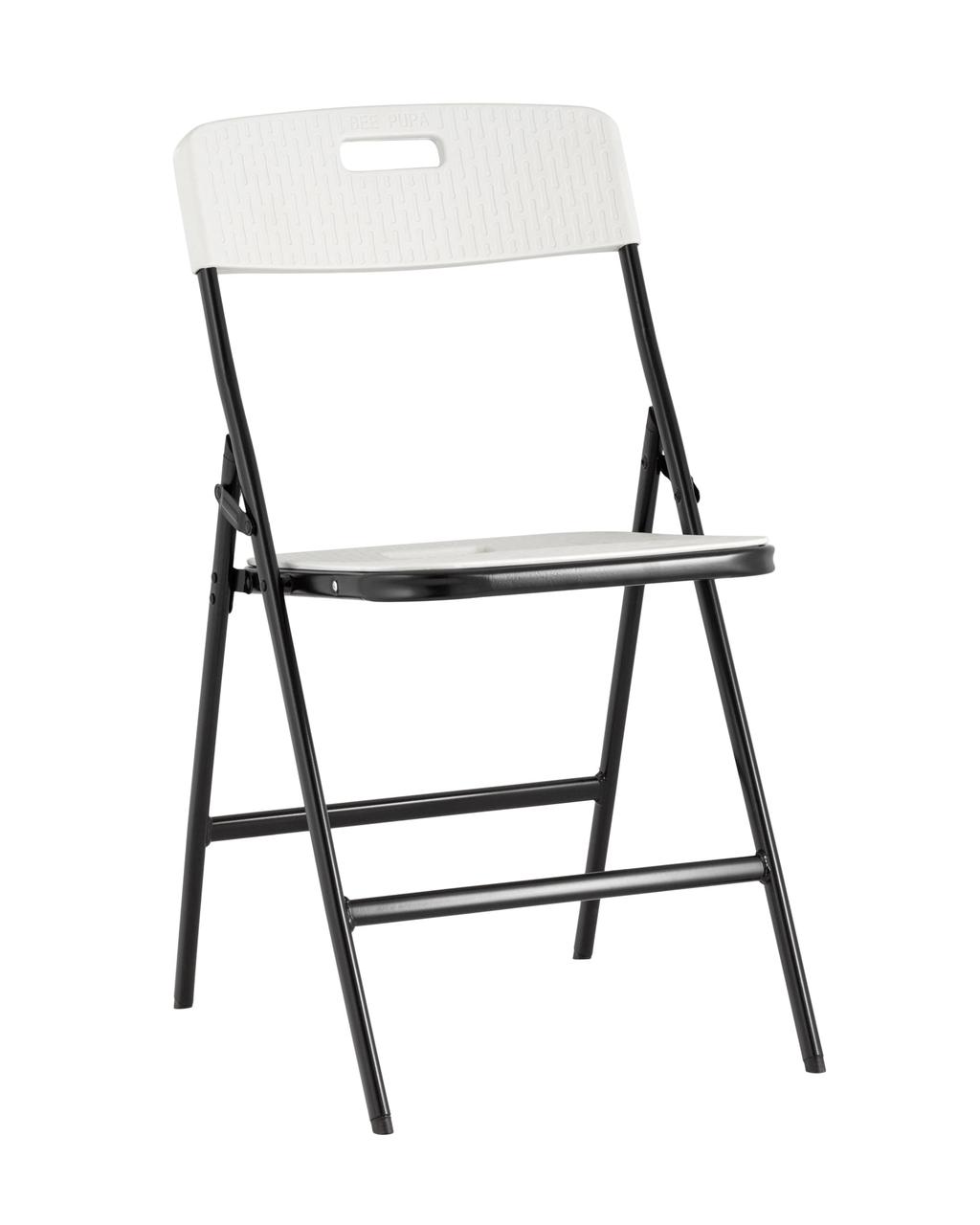 Стул складной Stool Group банкетный SUPER LITE белый, высокопрочный пластик, металлический каркас