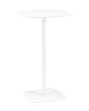 Стол барный Stool Group Form 60*60 белый устойчивое основание из металла