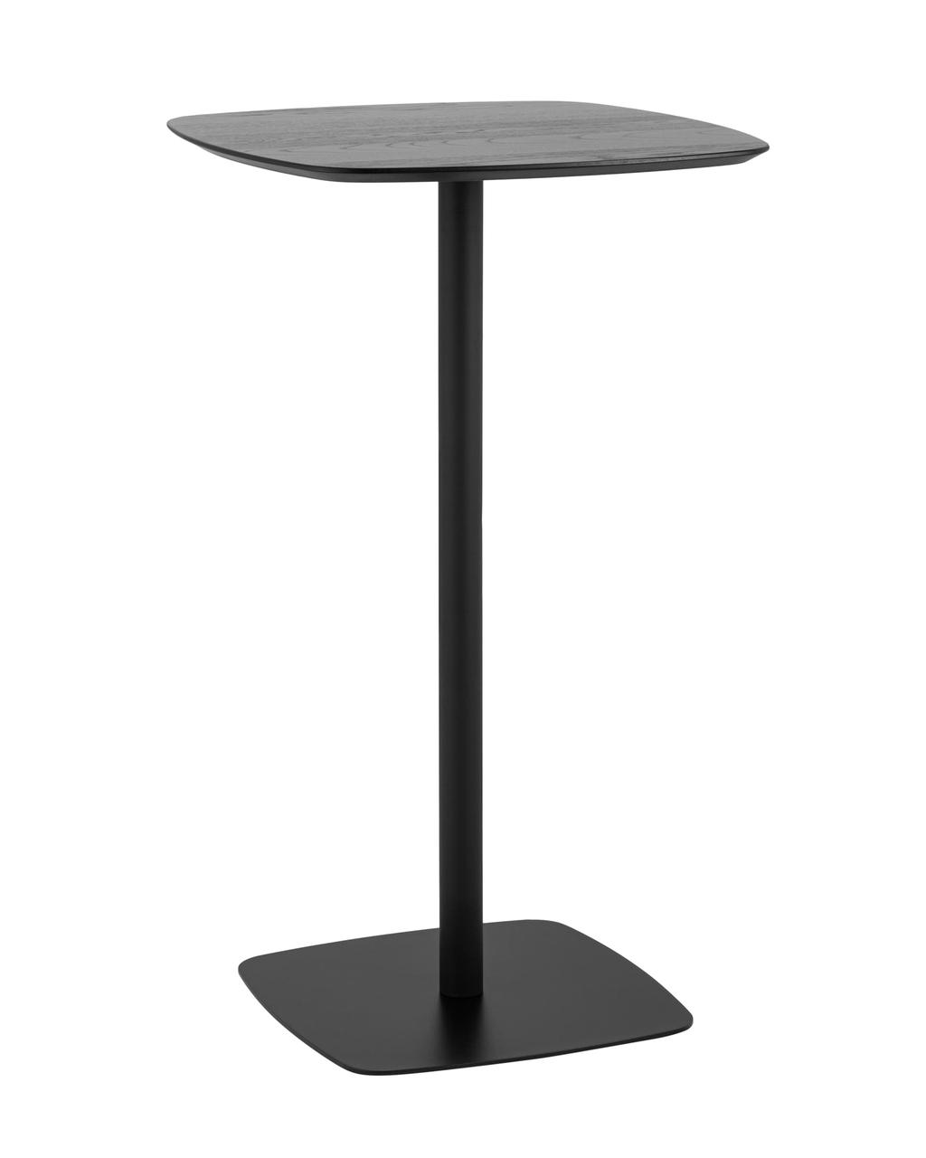 Стол барный Stool Group Form 60*60 черный устойчивое основание из металла