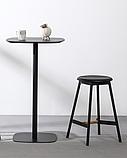 Стол барный Stool Group Form 60*60 черный устойчивое основание из металла, фото 3