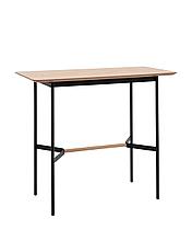 Стол барный Stool Group Knobb 120*60 светлое дерево каркас из металла и массива дерева