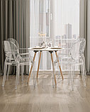 Стул Stool Group Victoria Ghost с подлокотниками прозрачный пластиковый, фото 3