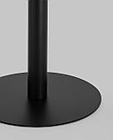 Стол обеденный Stool Group Толедо D80 черный столешница МДФ ножка металлическая черная, фото 8