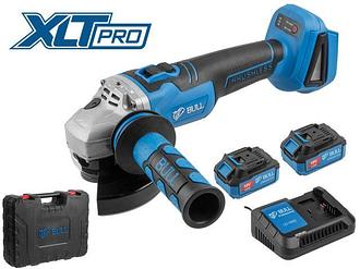 Аккумуляторный углошлифмашина BULL CSG 1812 R в чем. XLTpro БЕСЩЕТ, 125 мм, рег. об., 8000 об/мин, 2х4 А*ч