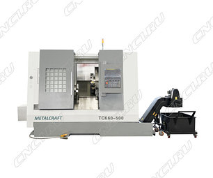 Горизонтальный токарный станок MetalCraft с ЧПУ TCK60-500 с датчиком привязки инструмента Renishaw HPMA, фото 2