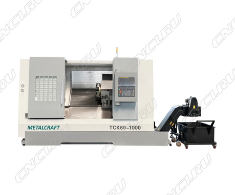 Горизонтальный токарный станок MetalCraft TCK60-1000 c ЧПУ KND (TCK60-1000.K15/18,5.A2-8.12К.254T), фото 2