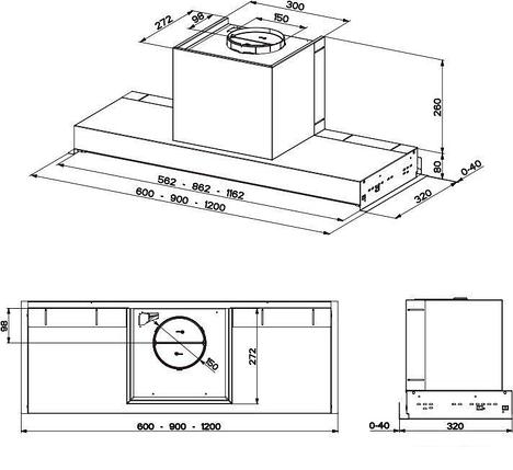 Кухонная вытяжка Franke Style Pro FSTPRO 908 305.0522.797, фото 2