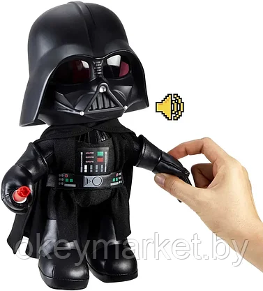 Мягкая интерактивная Игрушка Star Wars Дарт Вейдер HJW21, фото 3