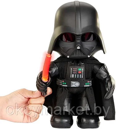 Мягкая интерактивная Игрушка Star Wars Дарт Вейдер HJW21, фото 2