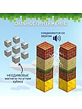 Магнитный конструктор Minecraft 128 деталей + 4 персонажа, фото 4