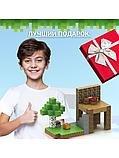 Магнитный конструктор Minecraft 128 деталей + 4 персонажа, фото 7