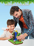 Магнитный конструктор Minecraft 128 деталей + 4 персонажа, фото 6