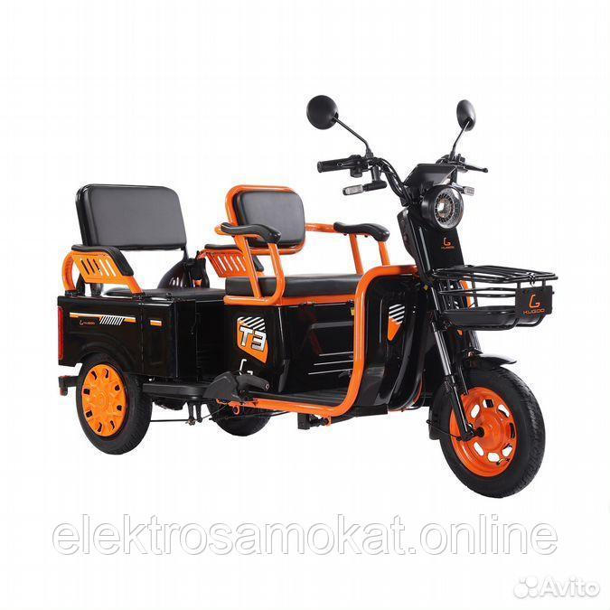 Электротрицикл Kugoo T3 60V 20.8Ah