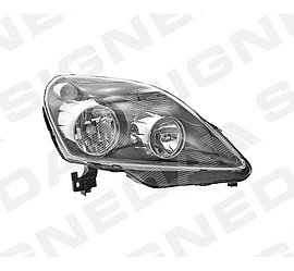 Передняя фара (правая) для Opel Zafira B (A05)