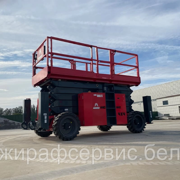 Внедорожный ножничный подъемник HS1623RT, 17,95м