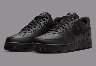 Nike Air Force 1 Low выйдут в полностью черной версии с рипстопом