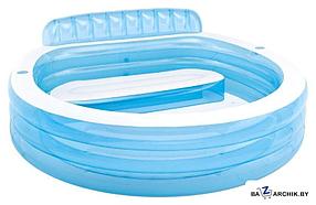 Надувной бассейн Intex Swim Center Family Lounge 224x216x76 (57190)