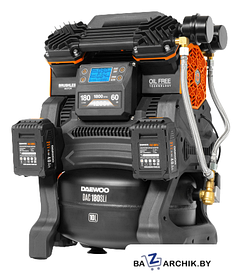 Компрессор Daewoo Power DAC 180S Li (с 2-мя АКБ)