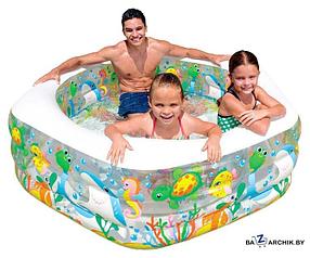 Надувной бассейн Intex Ocean Reef 191х178х61 (56493)
