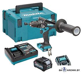 Ударная дрель-шуруповерт Makita HP001GD201 (с 2-мя АКБ, кейс)