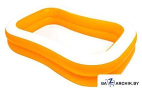 Надувной бассейн Intex 57181 (оранжевый, 229х147х46)