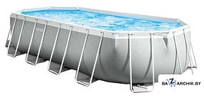 Каркасный бассейн Intex Prism Frame Oval (503x274x122)