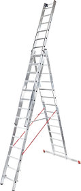 Индустриальная алюминиевая трехсекционная лестница NV5230 3х10