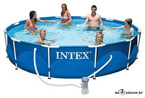 Каркасный бассейн Intex Metal Frame 366х76 (56996/28212)