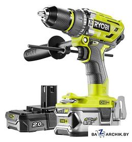 Ударная дрель-шуруповерт Ryobi R18PD7-252S 5133004391 (с 2-мя АКБ, сумка)