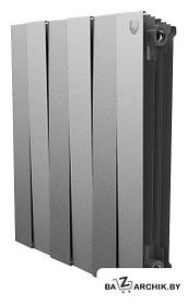 Биметаллический радиатор Royal Thermo PianoForte 500 Silver Satin (8 секций)