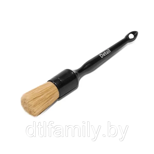Кисть с натуральным ворсом #14 Detail для детейлинга, Ø24 мм — профессиональная кисточка для чистки авто