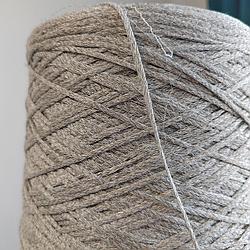 Пряжа Filati Power art Urban Chain 70% хлопок 30%полиакрил 250м/100г цвет серо-бежевый шнурок