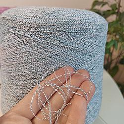 Fil-3 art 611 90% хлопок, 10% полиамид 800 м 100г небесный меланж с фламе