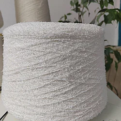 Пряжа Sesia art Bio Shake 70% органический хлопок, 30% полиамид 640 м 100г белонежное микробукле