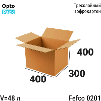 Коробка транспортная 400х300х400 мм Паллетная