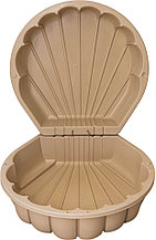 Детская песочница бассейн с крышкой Doloni Ракушка 01236/03eco Бежевый