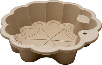 Детская песочница бассейн с сидушкой Doloni Цветок 01234/03eco Бежевый