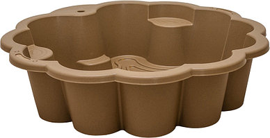 Детская песочница бассейн с сидушкой Doloni Цветок 01234/03eco Коричневый