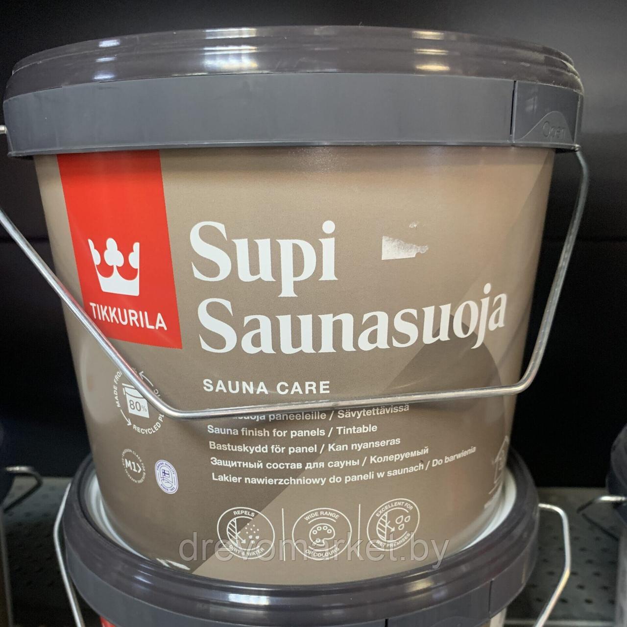 Купить Пропитку для бани(сауны) Tikurrila Supi SAUNASUOJA 2,7л