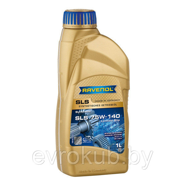 Трансмиссионное масло RAVENOL Getriebeoel SLS 75W-140 GL-5 LS (4 литра)