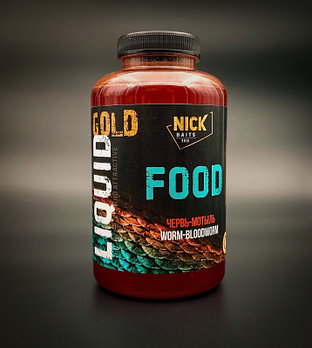 Жидкое питание NICK BAITS GOLD LIQUID FOOD Червь/Мотыль