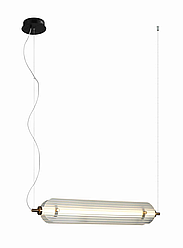 Подвесной светильник NewRgy 8372MDM-2M W BLACK+CLEAR