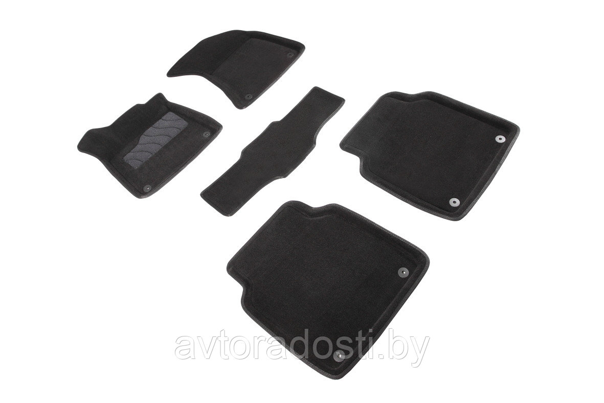 3D коврики ворсовые Audi A8 D4 (2010-2017) Long / Ауди А8 [86293] (SeiNtex)