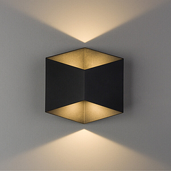 Уличный настенный светильник TRIANGLES LED black 8142 Nowodvorski