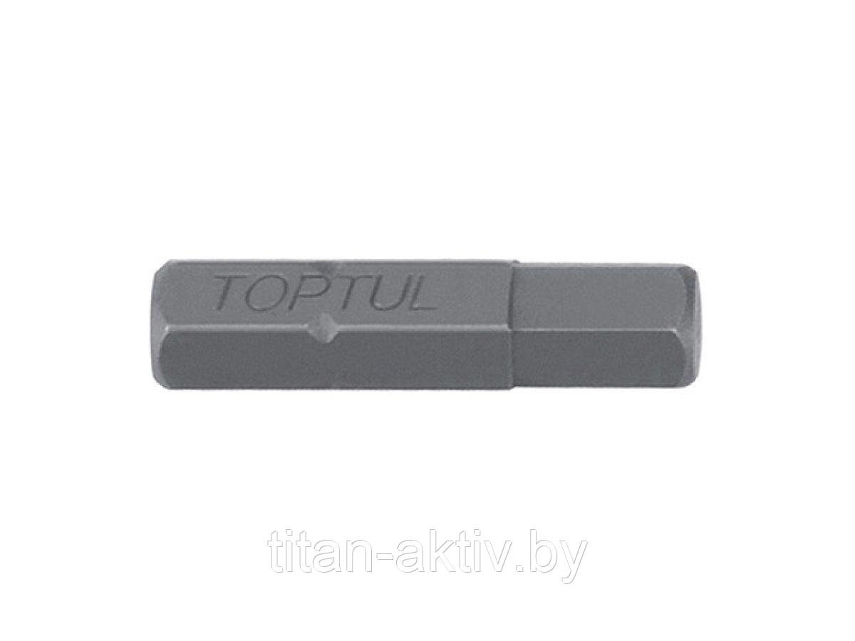 Насадка шестигранник 10мм 1/4" TOPTUL